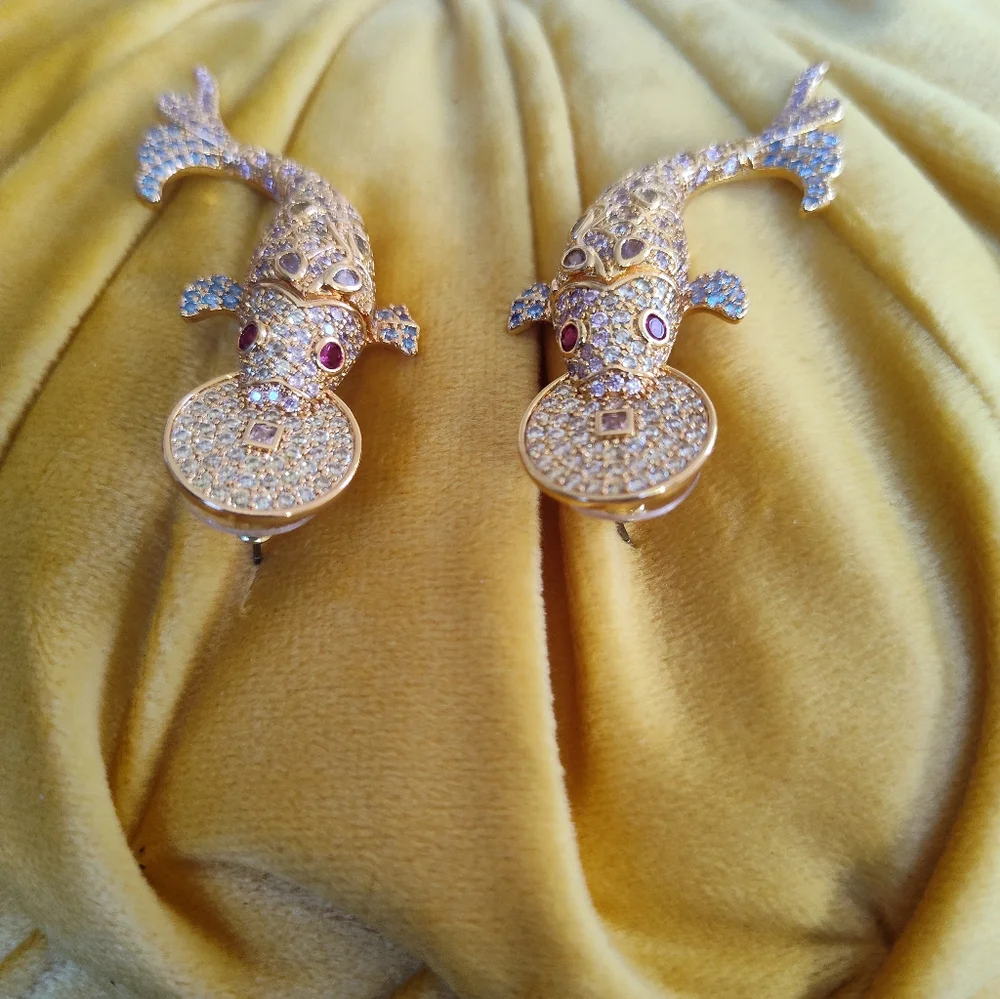 Eye Candy Luxe Earrings Rhinestone - Picture 8 of 12